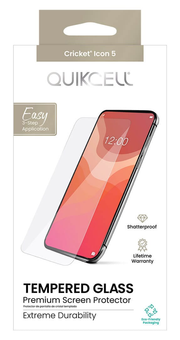 Quikcell Tempered Glass Screen Protector for Icon 5