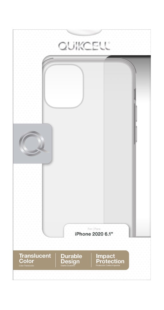 Estuche Transparente de la Serie Quikcell Icon Tint para iPhone 12/12 Pro