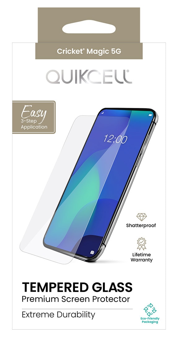 Quikcell Cricket Magic 2 5G Tempered Glass Screen Protector