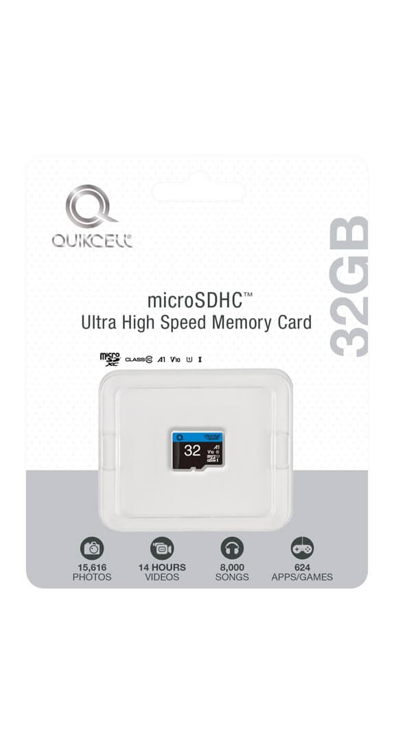 TARJETA DE MEMORIA Ultra Alta Velocidad Quikcell 32GB microSDXC